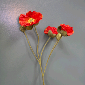 Pumpkin Spice Poppy 69cm
