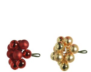 Wired Baubles - Glass Shiny & Matt Mix