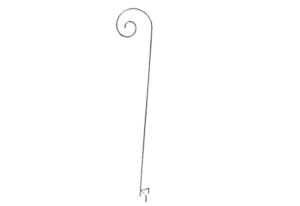 Curly Stand (Rustic)