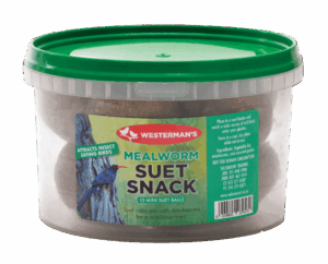Westerman's Mealworm Mini Suet Snack Value Tub