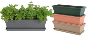 Sebor 50cm Window Sill Planter with Saucer
