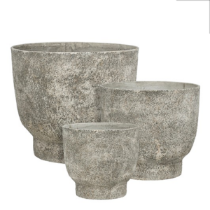 Round Pot Thor (Grey)
