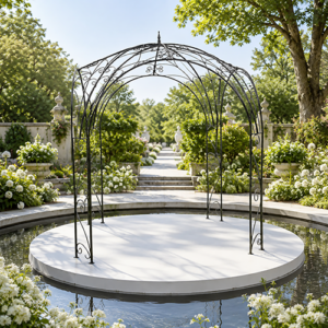 Arch Pergola San Marino (Scrolls)