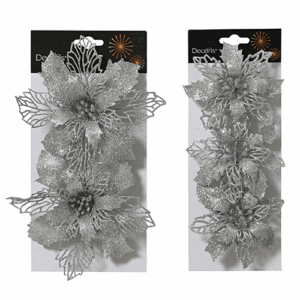 Poinsettia on clip plastic @ Lifestyle Home Garden