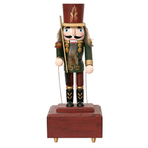 Music Box Pinewood Nutcracker