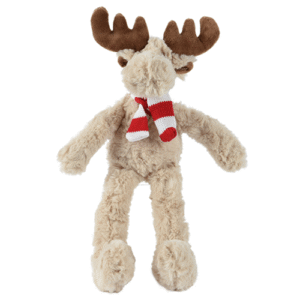 Polyester Reindeer Plush Scarf