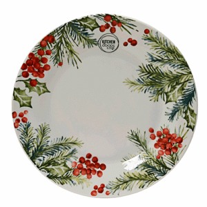 Round Porcelain Dinner Plate